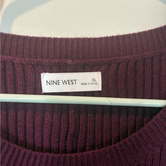Maroon/dark purple sweater dress from Nine West - Picture 2 of 3